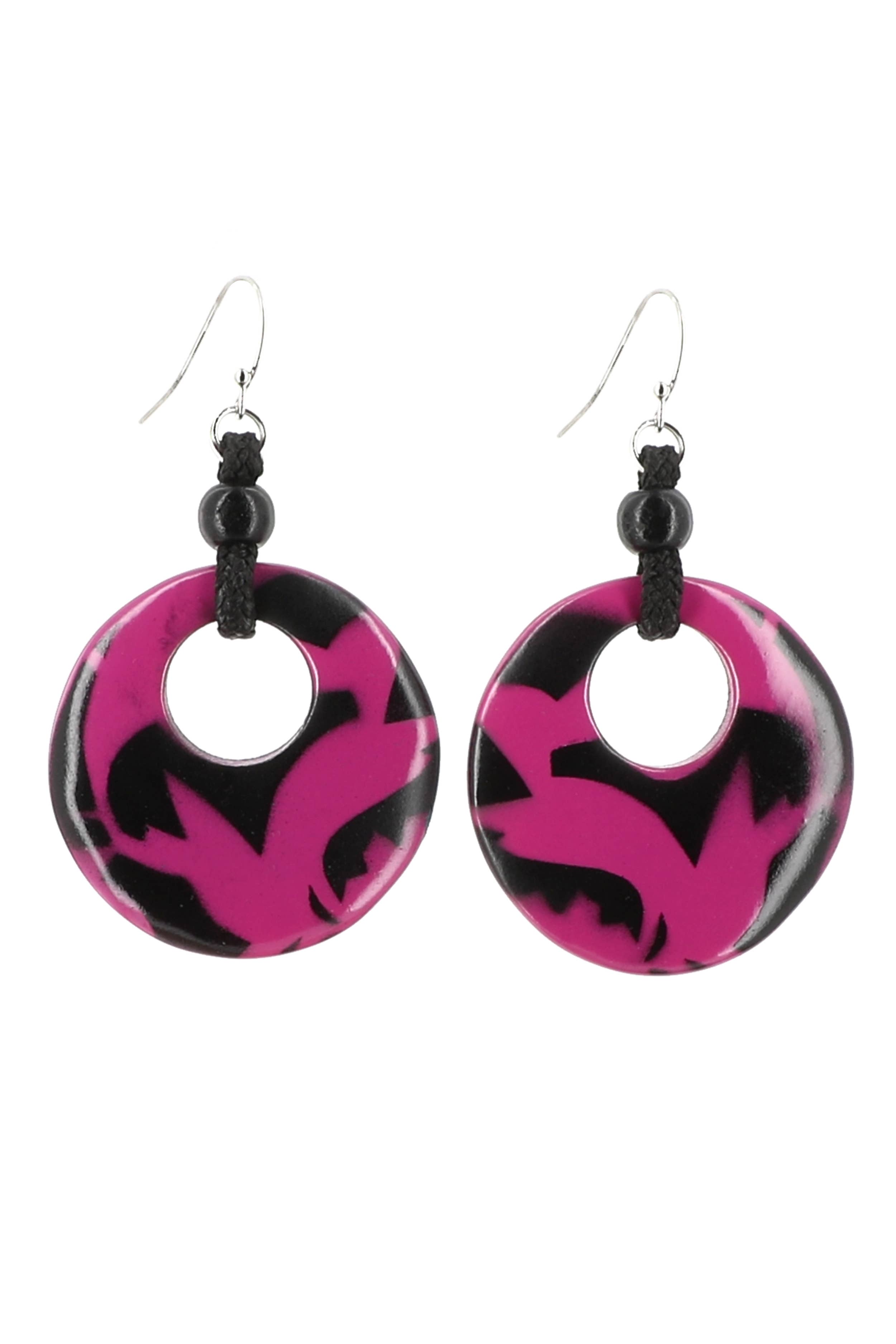 Fuchsia Teneris earrings for wholesale on Faire