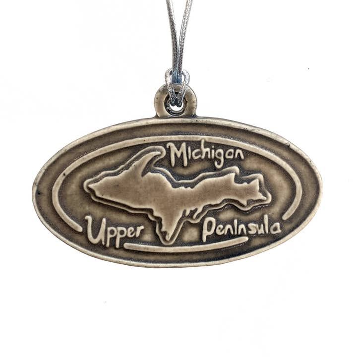 Whistling Frog Tile Inc. - Wholesale Ornament - Upper Peninsula UP North U.P. Yooper Ornament Michigan6