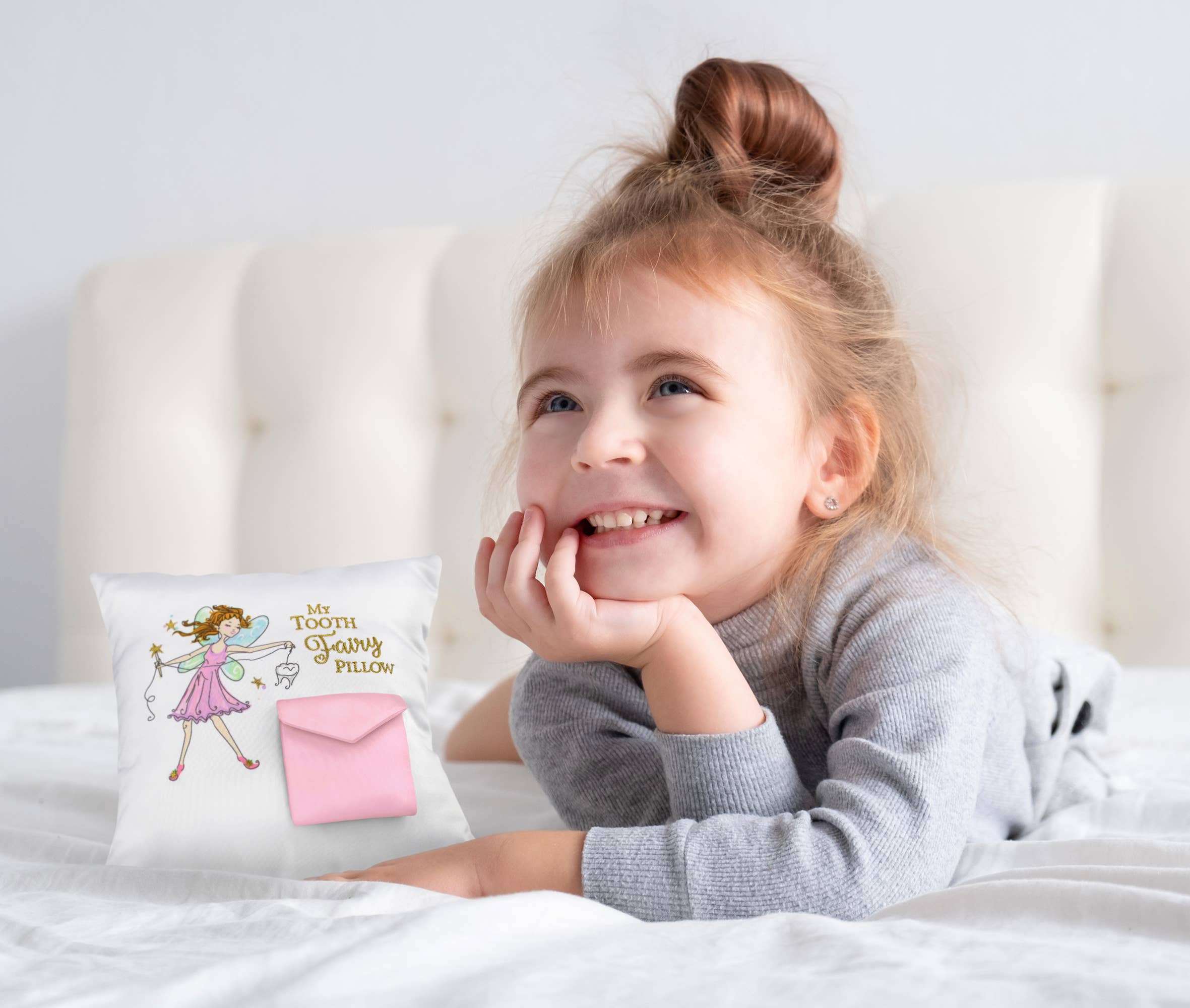 Lillian Rose - Wholesale Toothfairy Pillow - Kids - Lillian Rose Tooth Fairy Pillow with Money Pocket2