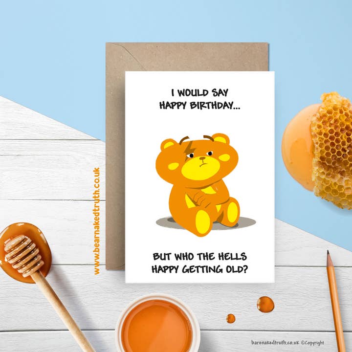Happy Getting Old Birthday Greeting Card for wholesale by Pixelgum