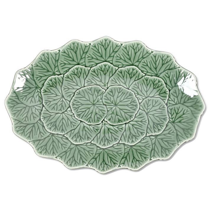 Flora oval dish L33 W22.8 H2.8cm for wholesale by Opjet Paris