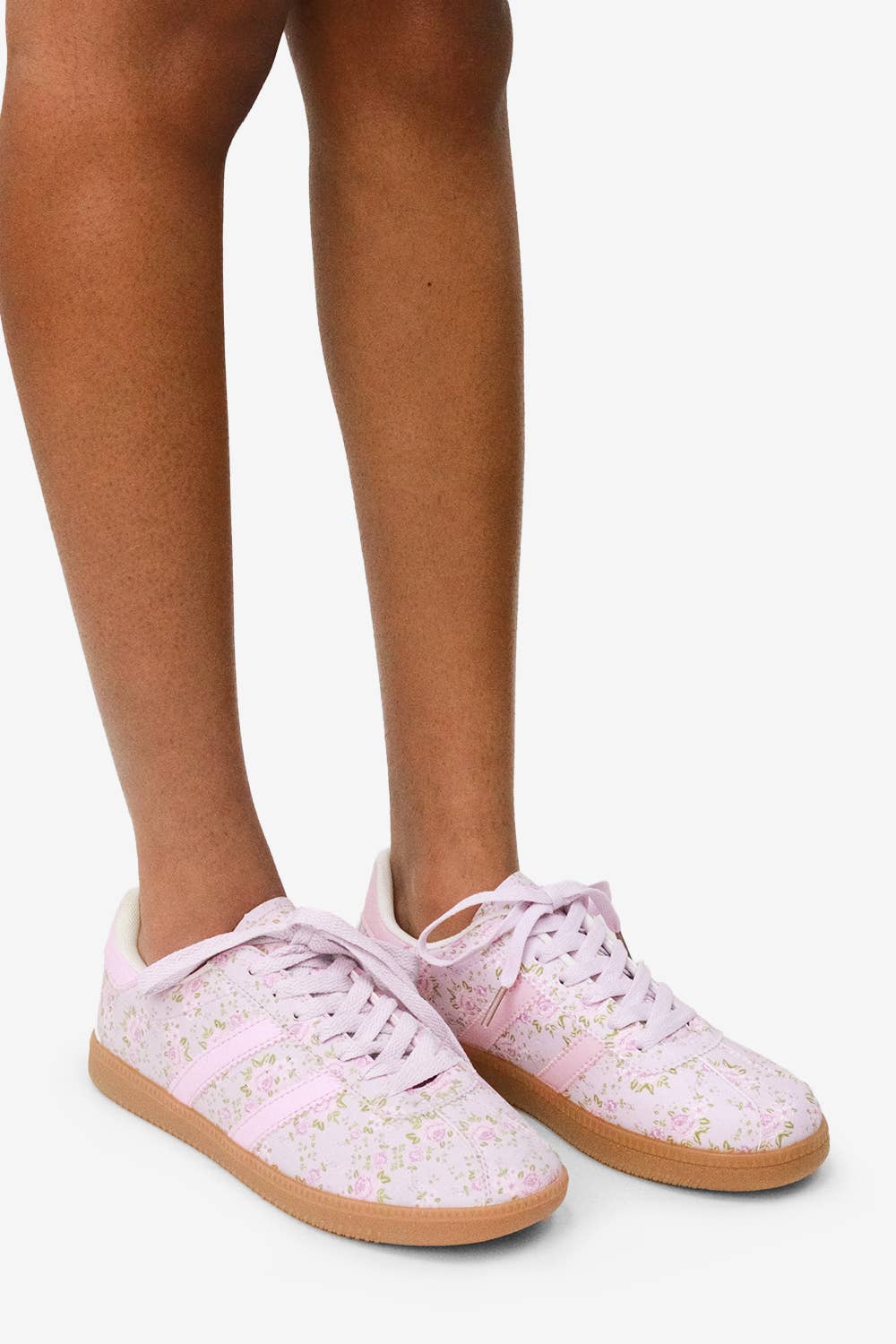 Lemonade Shoes – Engroshandel Lifestyle sneaker - Dame – EXPRESSO BEAN - [ÅBEN STØRRELSE] Blomstrede Sneakers - Hurtig Forsendelse ✈️12