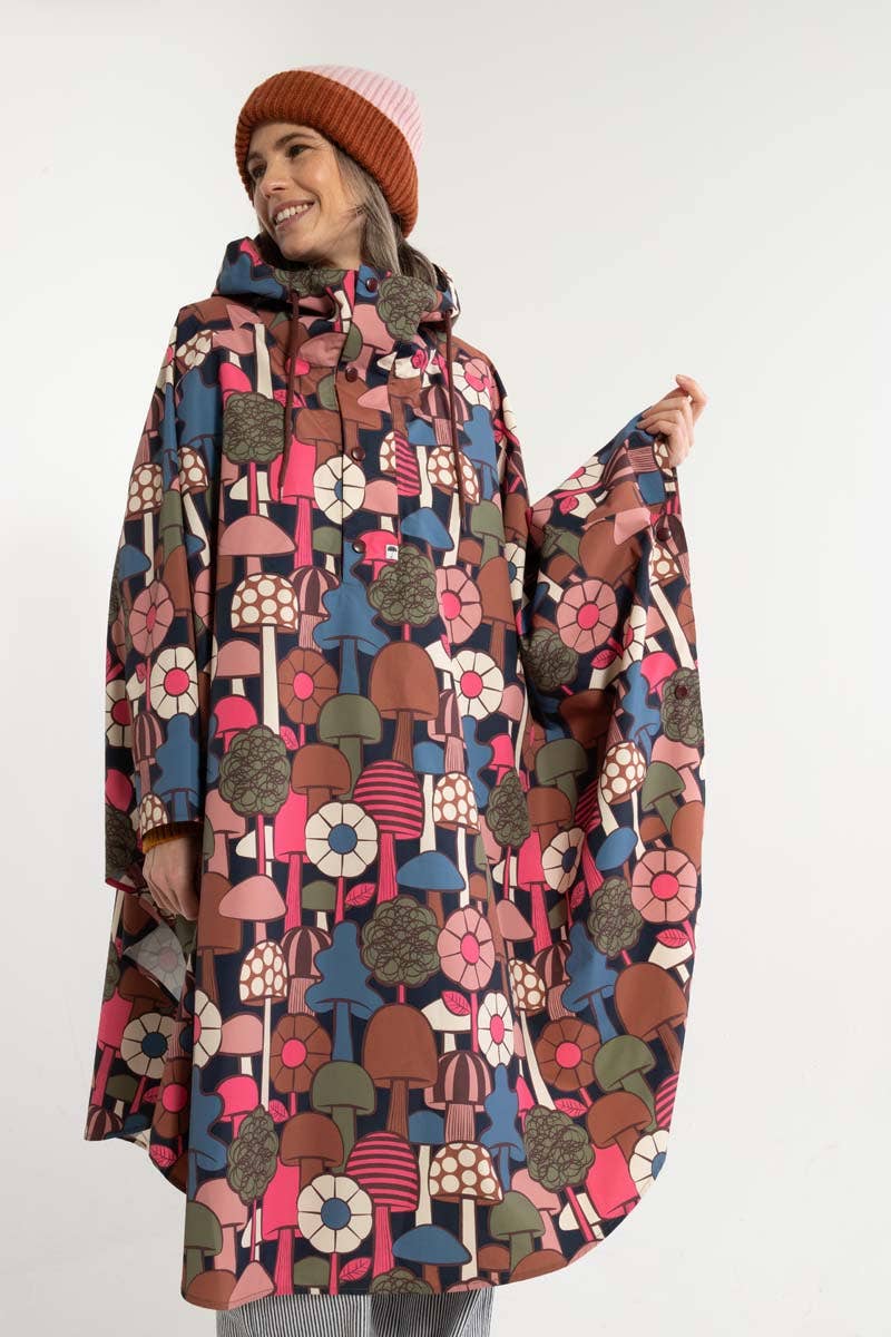 Danefae København - Wholesale Raincoat - Women's - Danebodil Rainponcho Dk Navy MYCOLOGY3