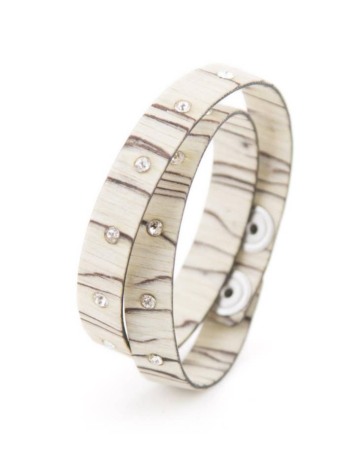 BRACELETS EN BOIS FLEXIBLES - CHIC - (UNISEXE) pour la vente par Paul Cortese