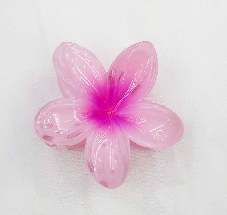 LadyJuneAccessories – Engroshandel Hårspænde - Dame – Blomst hårklemme med ombré strandklo – hårtilbehør og gaver1