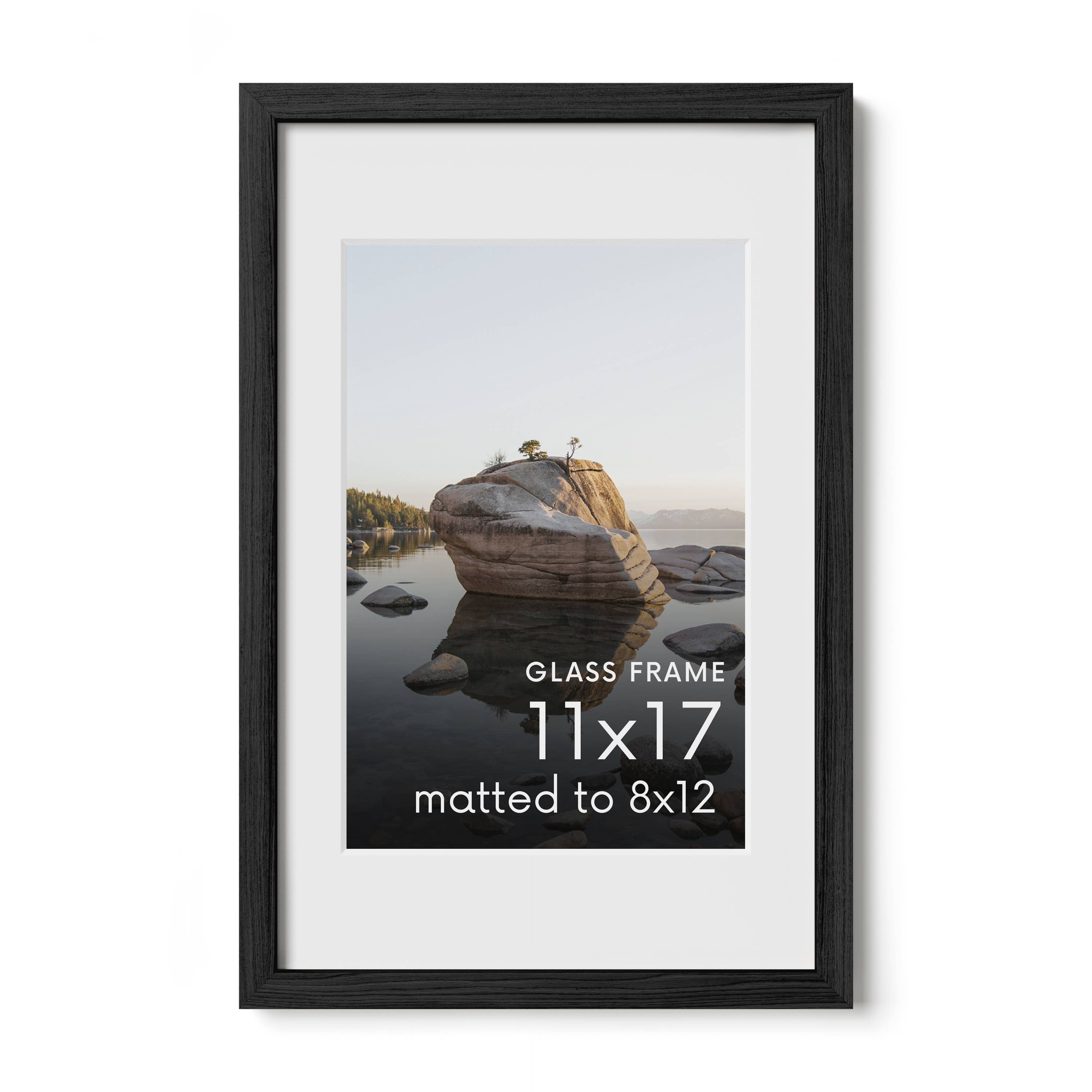 Haus and Hues - Wholesale Picture Frame - Black Oak Frame with Glass9