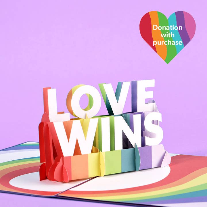 Lovepop Cards - Wholesale Love Card - Love Wins 5x7'' Card, Pop-Up Cards (-62%)