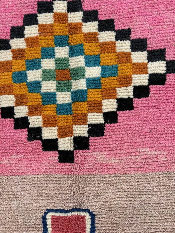 BohoVibeCraft - Wholesale Area Rug - Pink-moroccan-hand-made-wool-rug-Large Moroccan Rug7