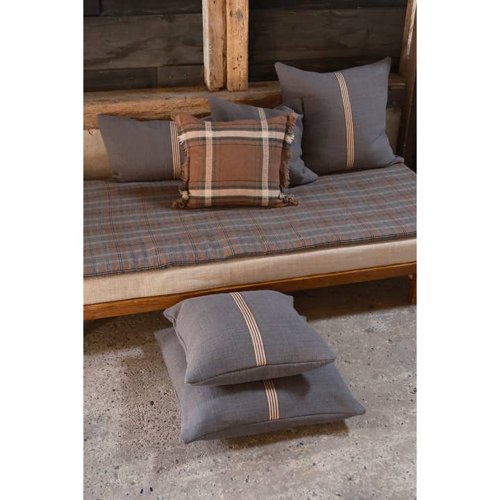 Libeco Home - Wholesale Throw/Decorative Pillow - Jasper Pillow cover Charcoal 40x80cm linen-wool4