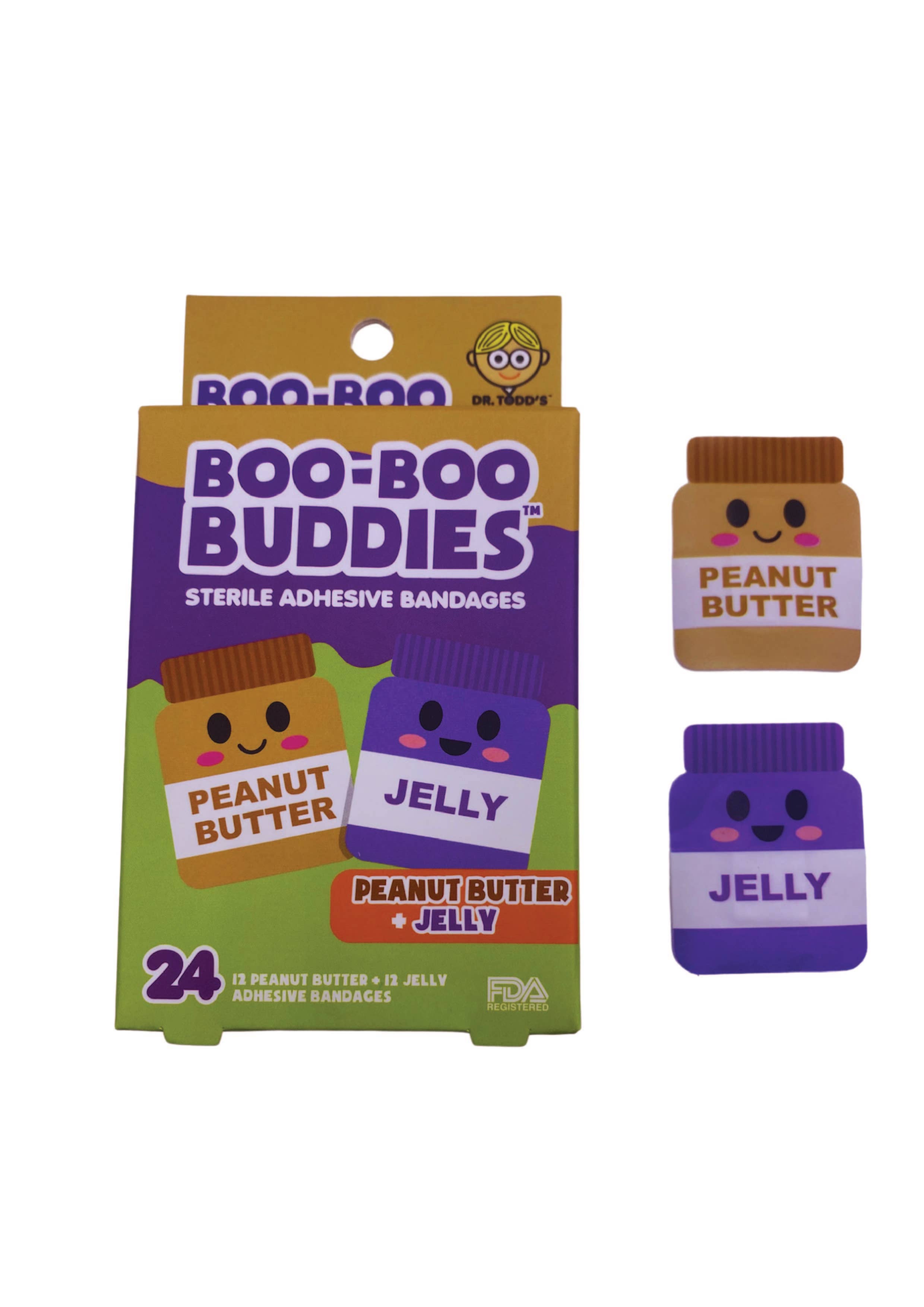 Boo Boo Buddies - Vendita all'ingrosso Cerotti/bende - 36 ESPOSITORI PDQ - Ogni Scatola - 24 Confezioni | Divertente, Impermeabile,10