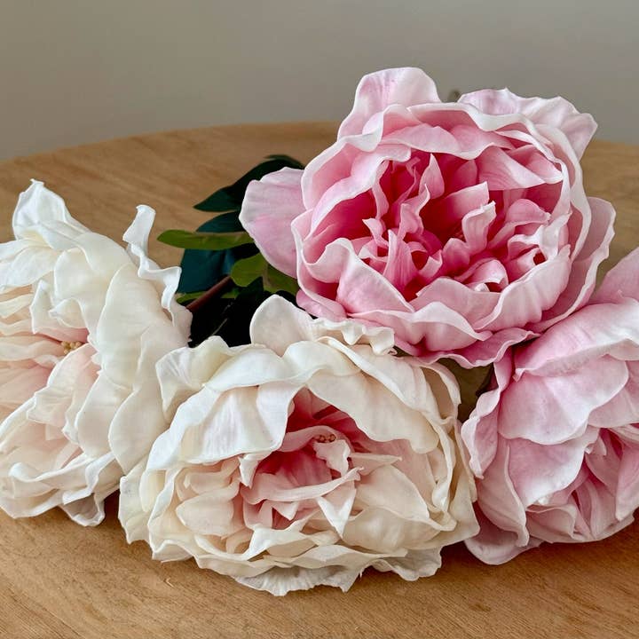Eucalypt Co. - Wholesale Artificial Flowers - Real Touch Large Peony1