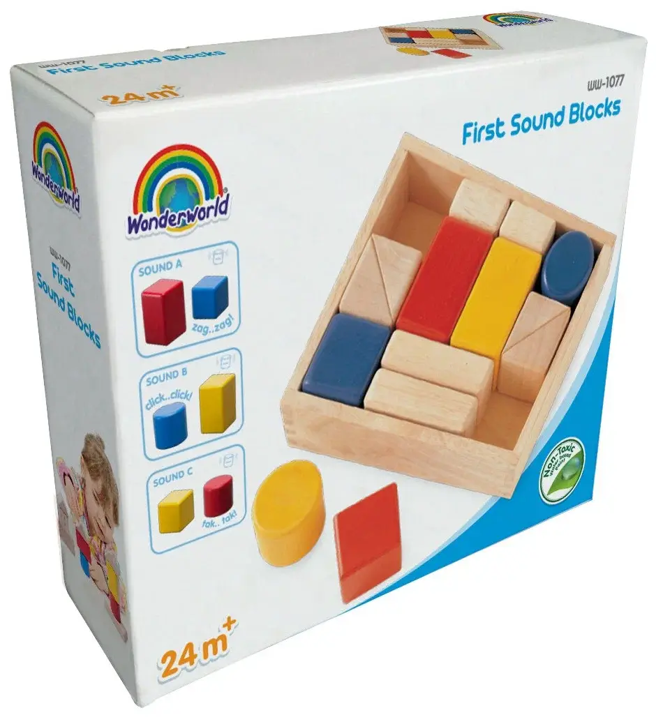 Trade Toys Limited - Wholesale Blocks - Kids Baby - Wonderworld First Sound Blocks4