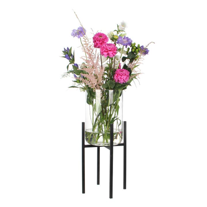 Ascot Plant Pot Stand Black 6.5”Dia for wholesale by BIDKhome