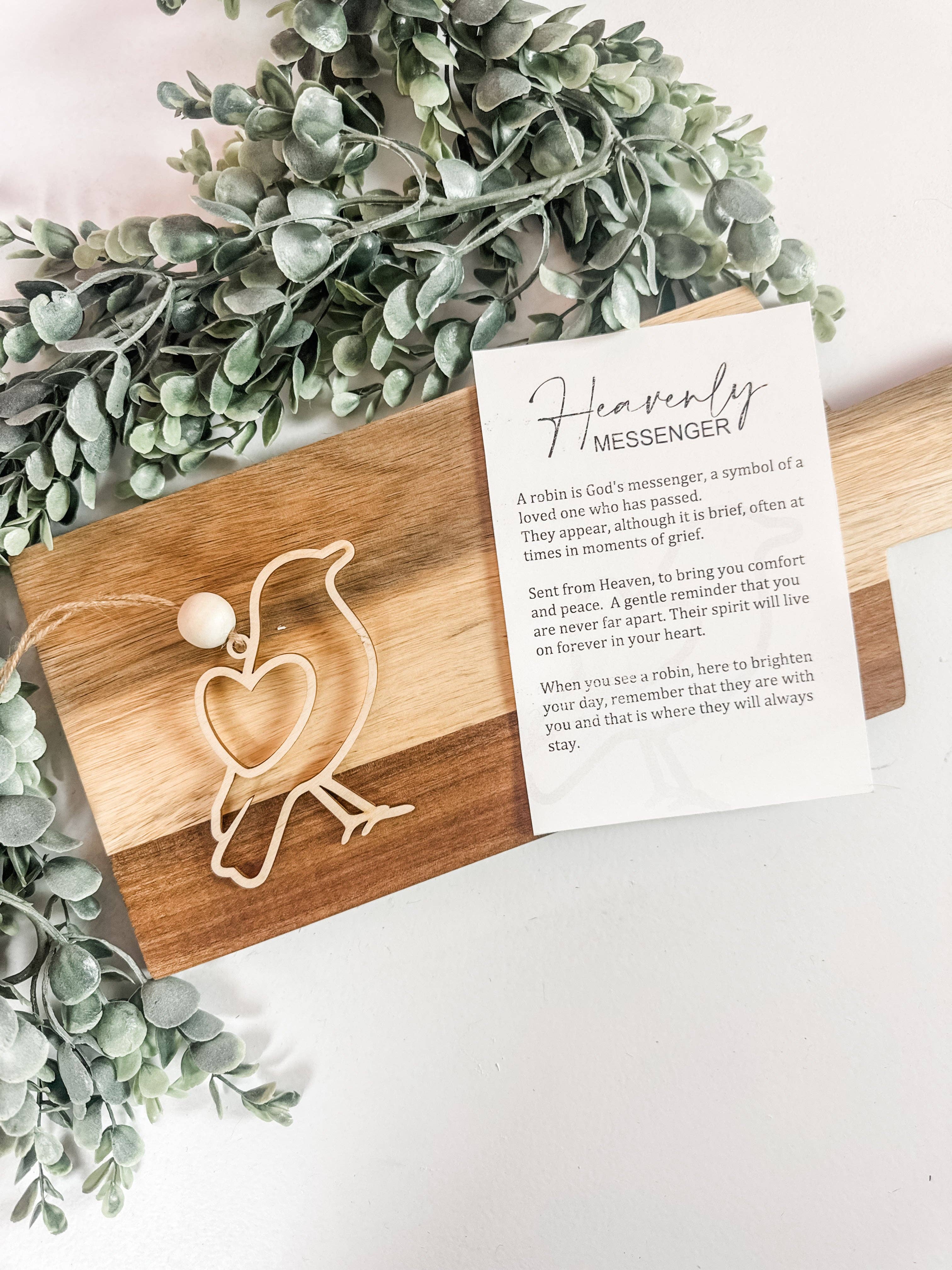 Lumber Revolution - Wholesale Ornament - Heavenly Messenger Robin Ornament | Christmas 2025 Memorial Keepsake3