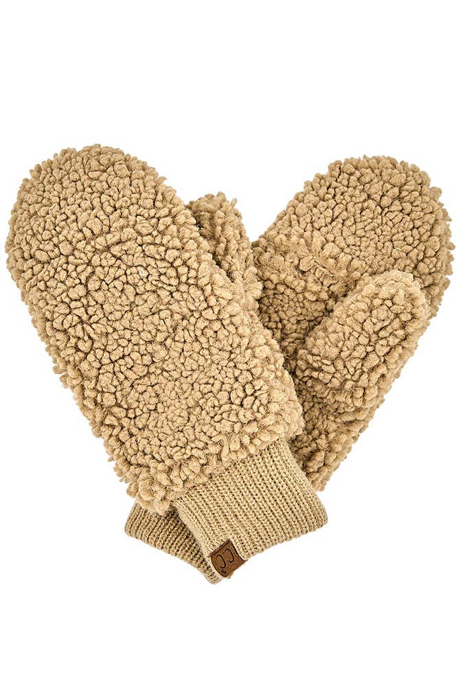 Hana - Wholesale Mittens - Women's - C.C Sherpa Mitten Gloves1