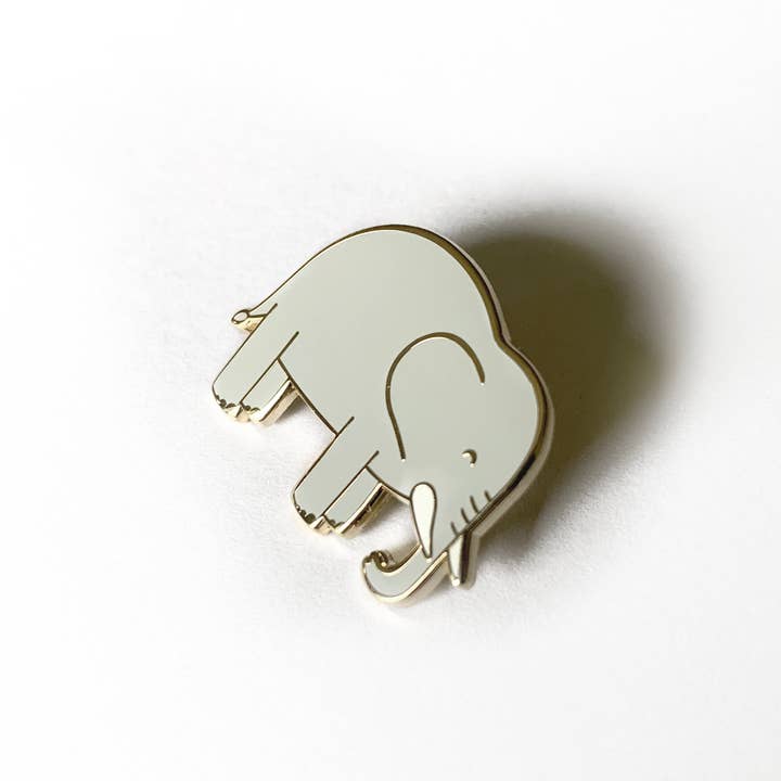 Tom Hardwick - Wholesale Lapel Pin/Button - Elephant Enamel Pin