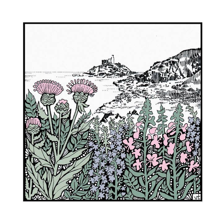 Milltir Sgwâr (Square Mile) Mumbles Leuchtturm für den Großhandel von Alff a Bet Design