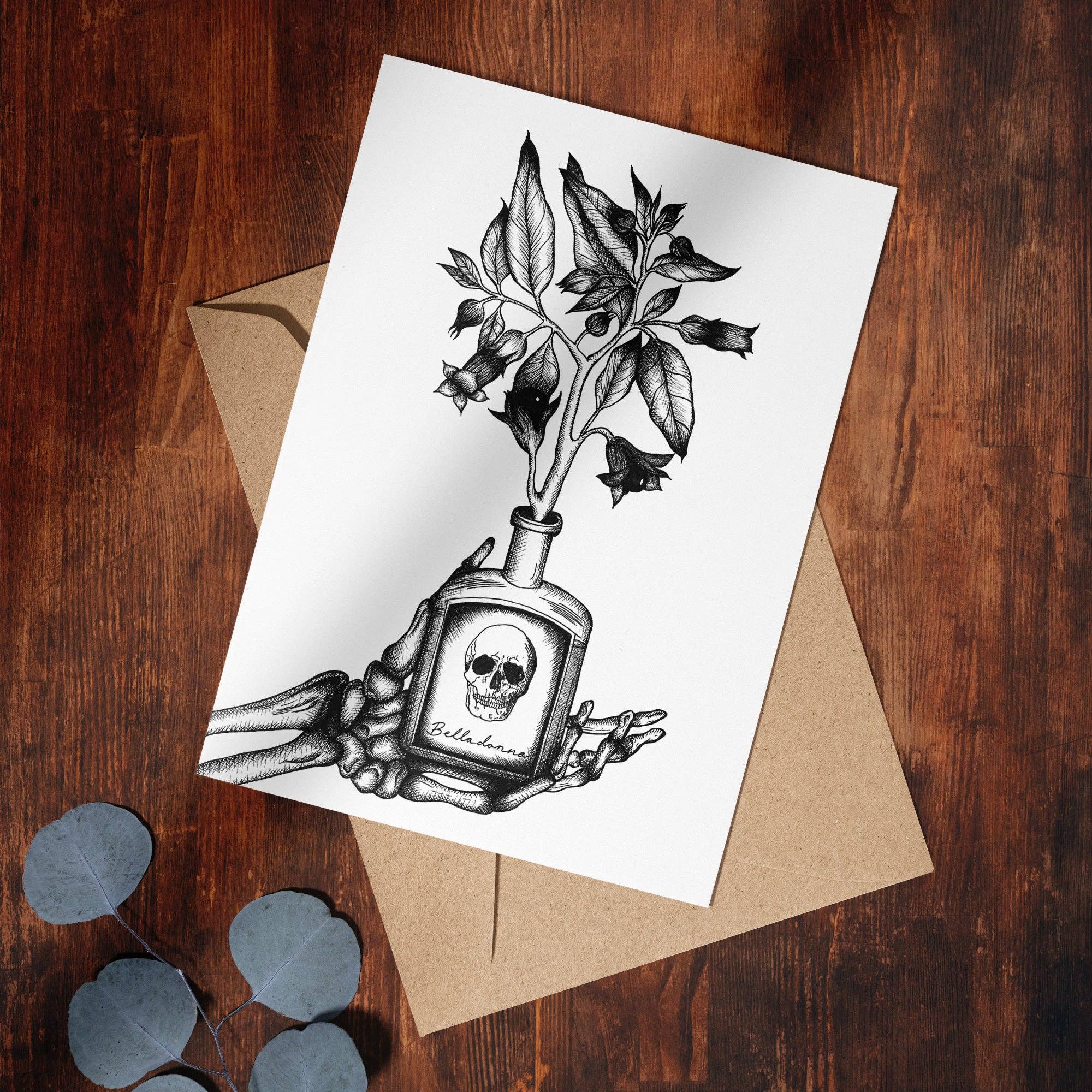Print is Dead - Wholesale Everyday Greeting Card - Belladonna - Greeting Card1