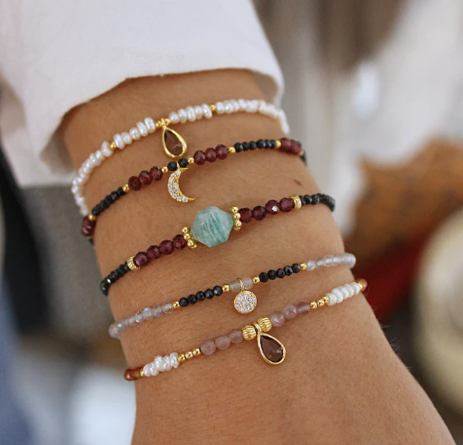 Nativa Jewels - Wholesale Beaded/Pearl Necklace - MOON NECKLACE2