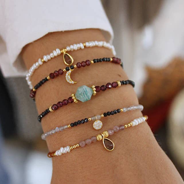 Nativa Jewels - Wholesale Beaded/Pearl Necklace - MOON NECKLACE2