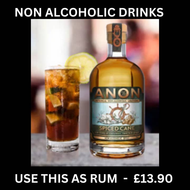 Maargo Food & Wine Wholesale – wholesale Non-alcoholic spirits/wine/beer – Non Alcoholic Anon Spiced Cane 70cl