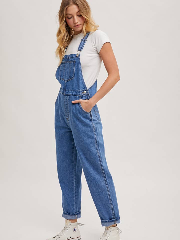 Bluivy - Wholesale Overalls - Women's - DENIM STRAIGHT LEG OVERALLS JUMPSUIT14