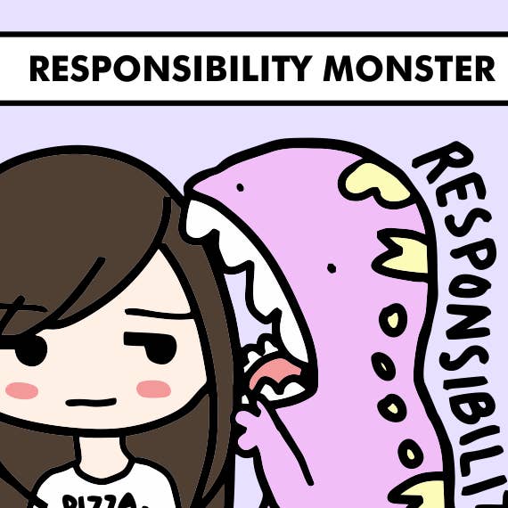 Autocollants Sarah Monstre Responsabilité pour la vente par Stickies by C&S