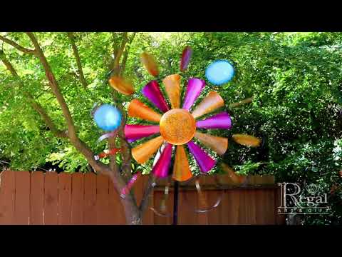 Regal Art & Gift - Wholesale Wind Spinner - 32" Rotating Wind Spinner - Mardigras1