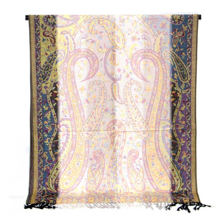 SERENITA - Wholesale Scarf - Women's - Pashmina Scarf Rainbow Color Reversible Shawl Wraps7