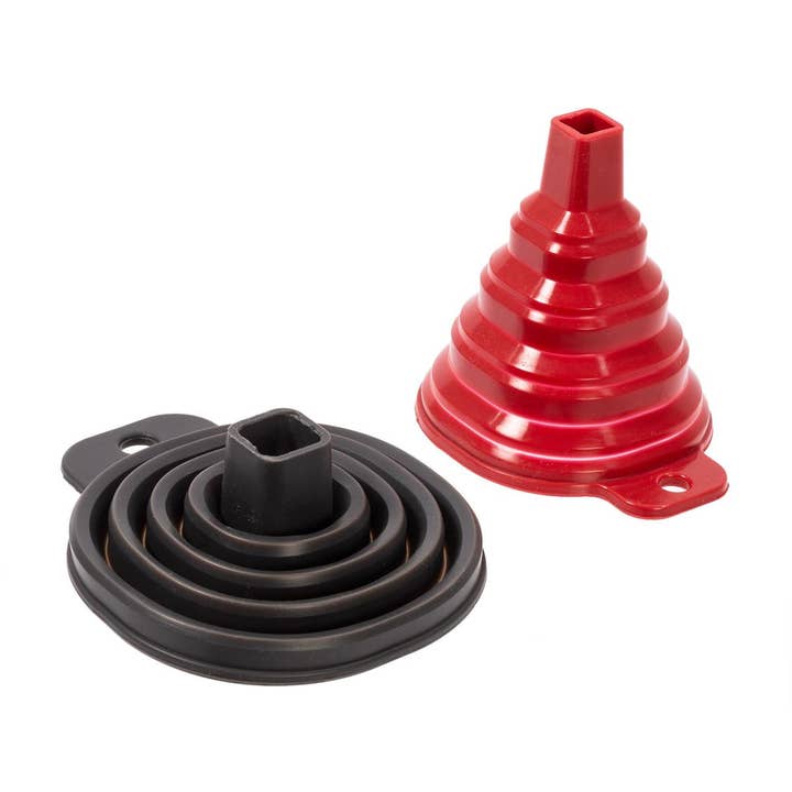 Luciano Gourmet - Wholesale Funnel - Luciano Gourmet 2-Piece Silicone Collapsible Funnels Set