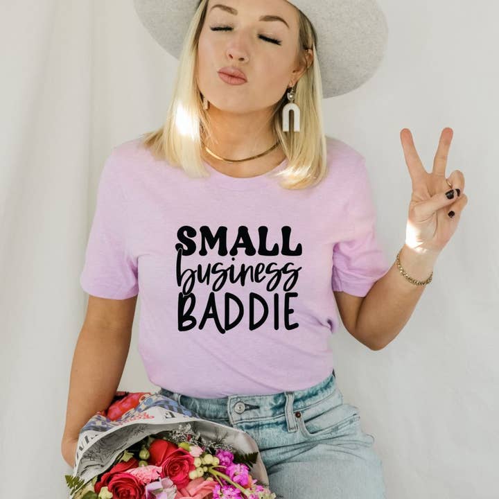 Small Business Baddie T-shirt for wholesale by KM Clothing
