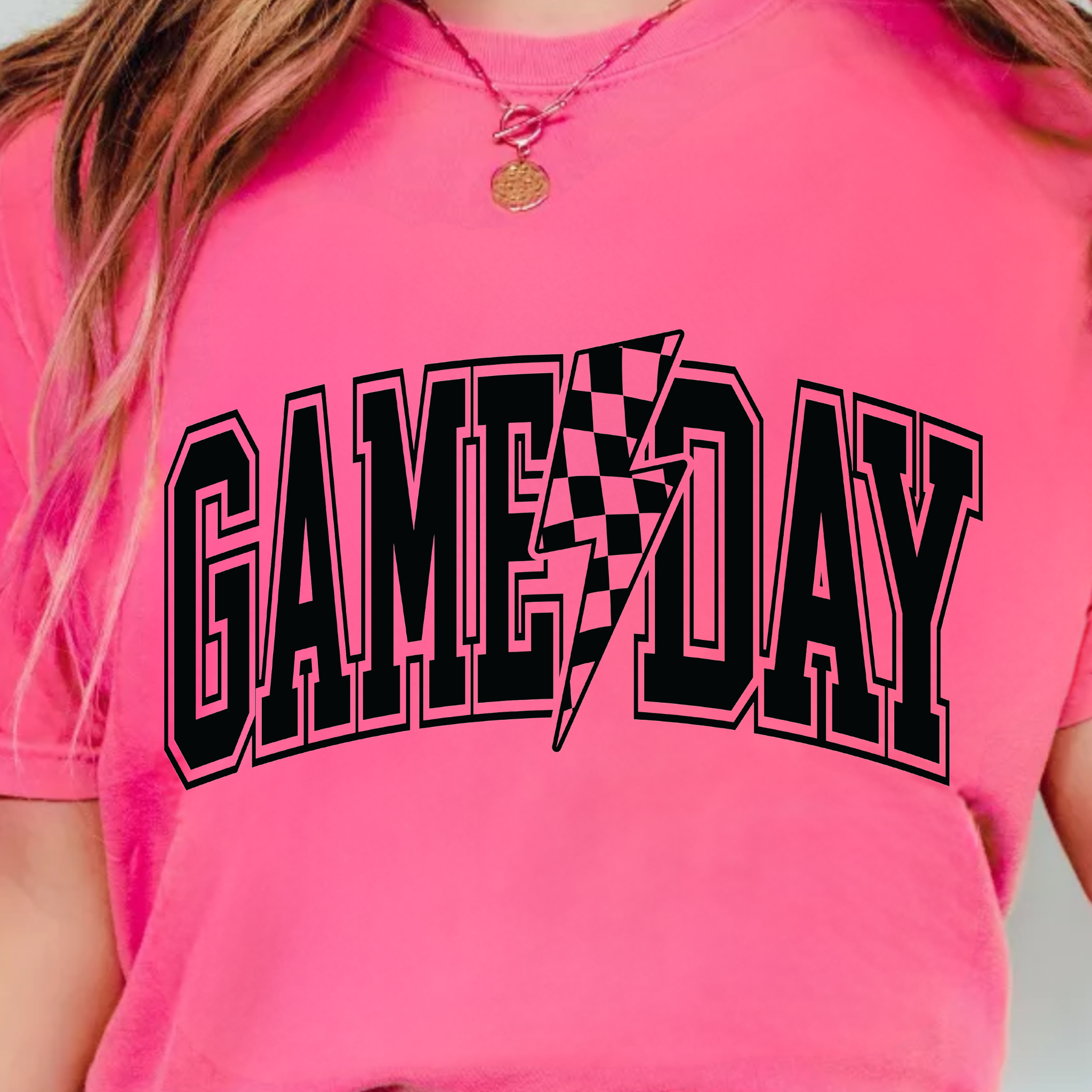 TEELUX - Wholesale Sublimatie-transfer - (hemd niet inbegrepen) Game Day met Bliksemschicht Wit - Zeefdruk Transfer3