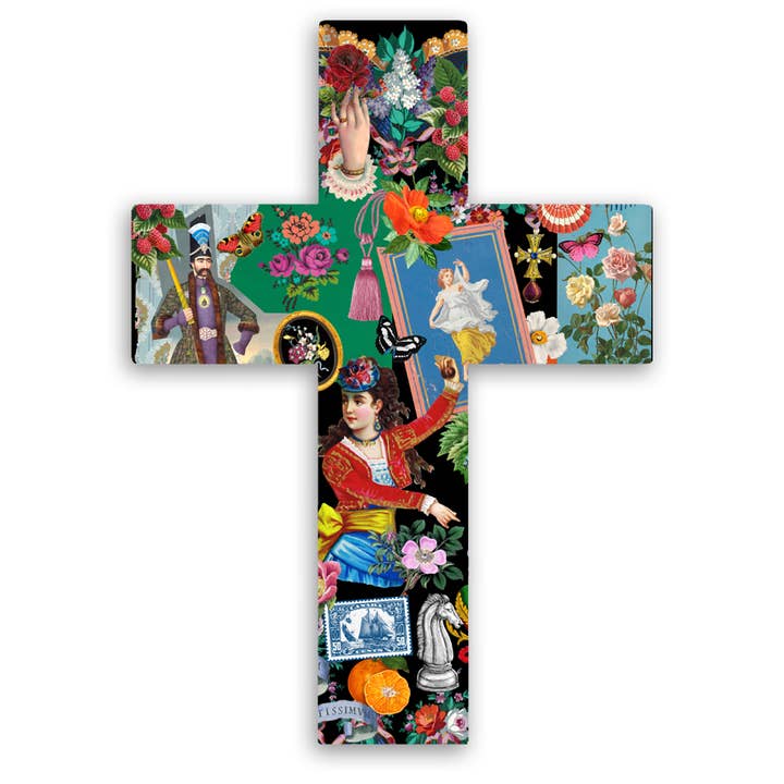 Elegance Ornamental Cross 21x30 cm for wholesale by Mouchkine Jewelry