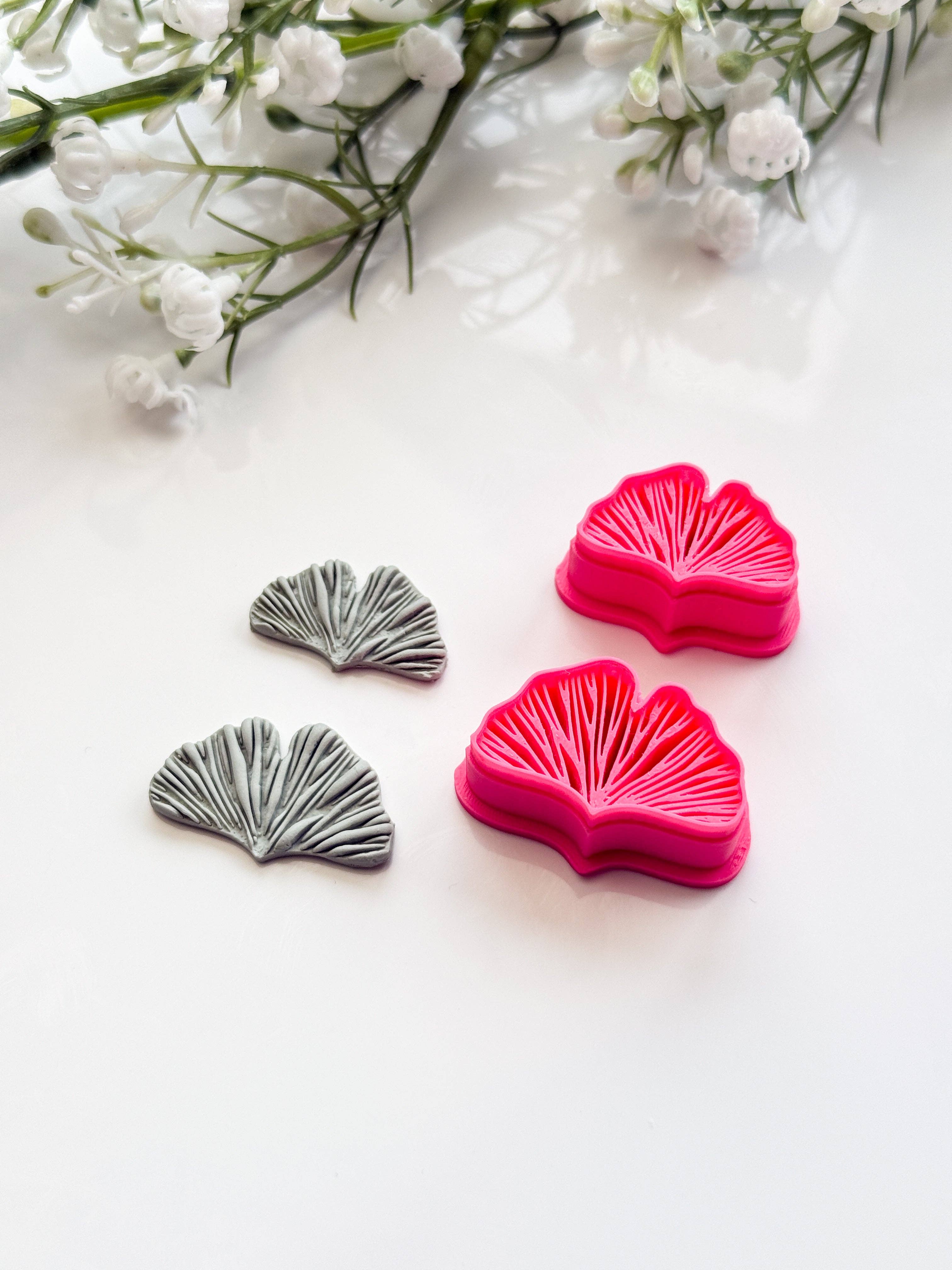 Tera Clay - Wholesale Craft Tool - Ginkgo Leaf Spring Polymer Clay Cutter5