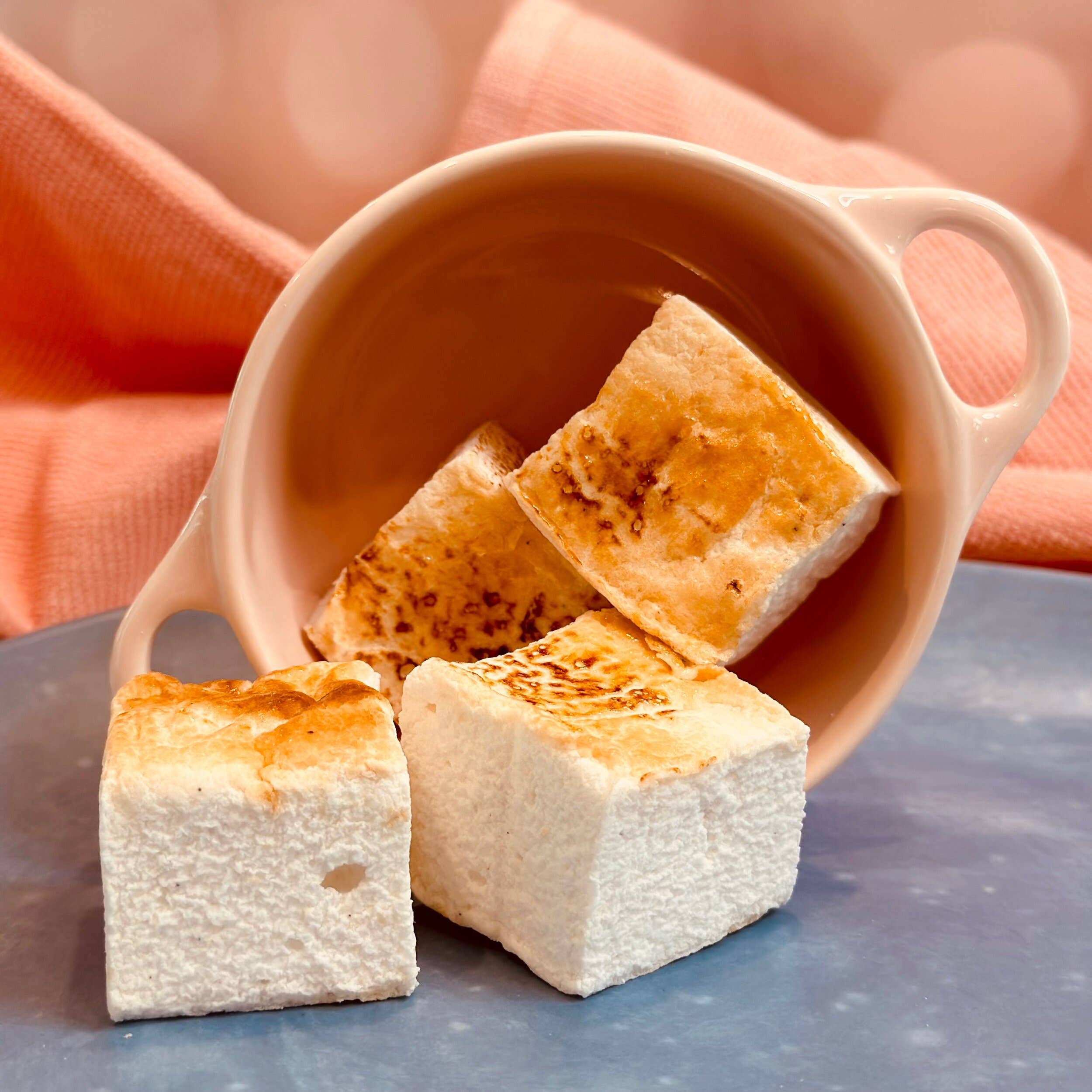Mallowdoos Marshmallows - Wholesale Marshmallow - Vanilla Bean Crème Brûlée Marshmallows2