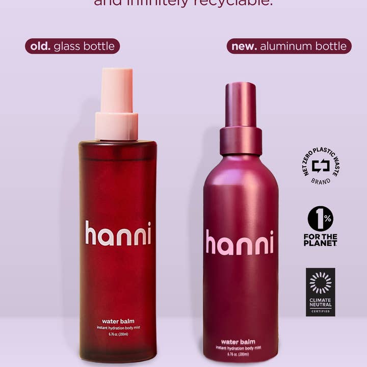 Hanni - Wholesale Face & Body Mist/Water - water balm - spray-on moisturizer