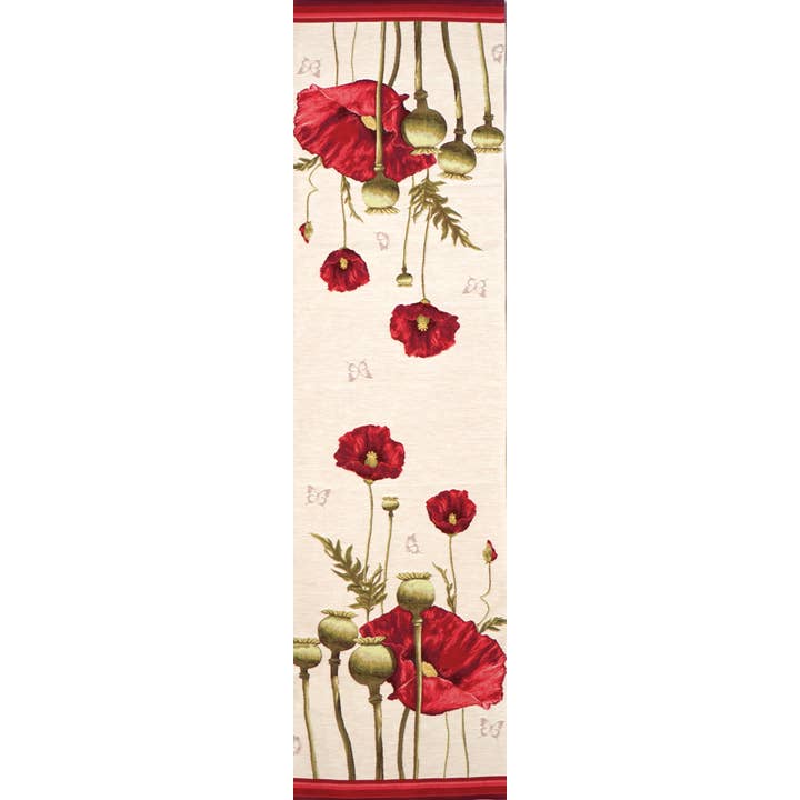 Bordslöpare Vallmo - Vallmor för wholesale av Art De Lys