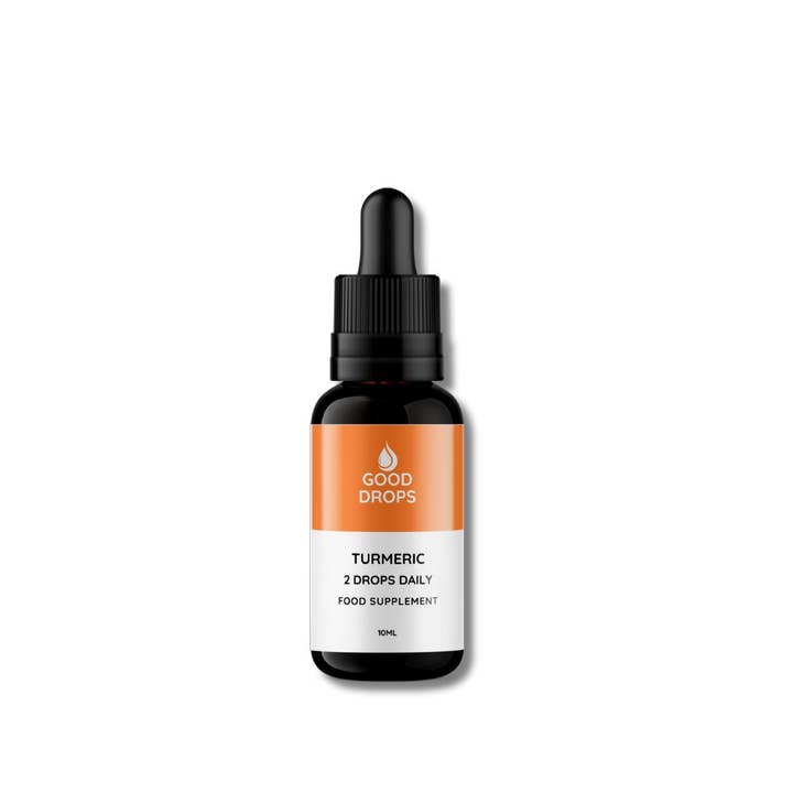 Good Drops Turmeric 10ml Water Soluble Supplement Drops for wholesale by Good Shots
