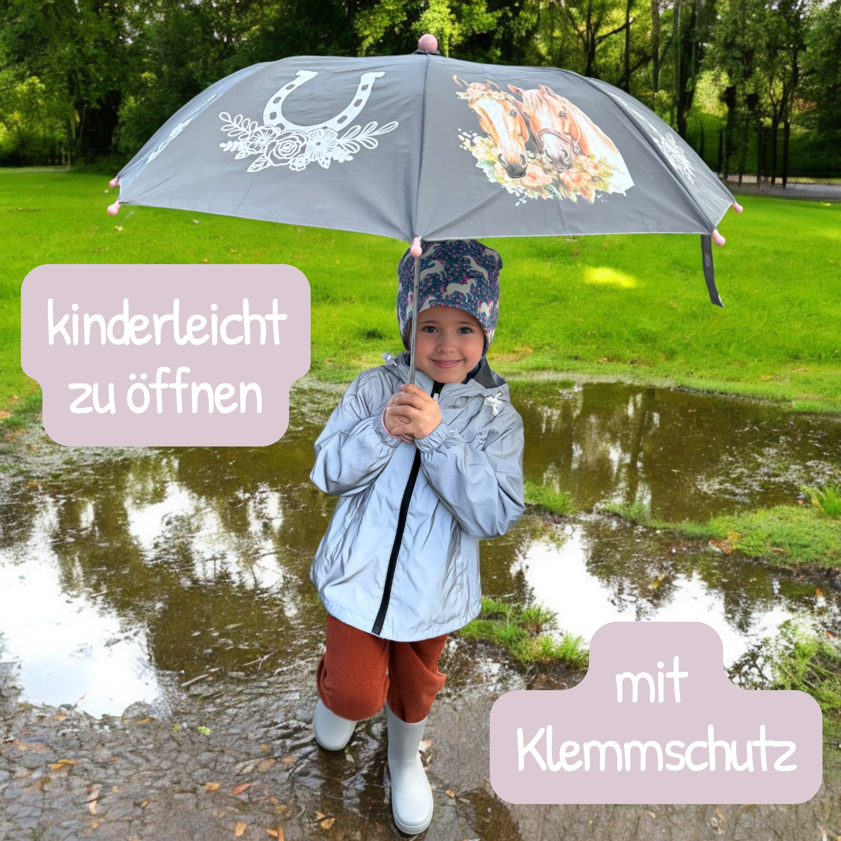 HECKBO - Wholesale Umbrella - Kids - Magic Umbrella Horse5