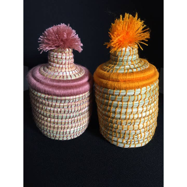 marrakeshop - Wholesale Basket - Moroccan Handwoven Berber Pot Basket25