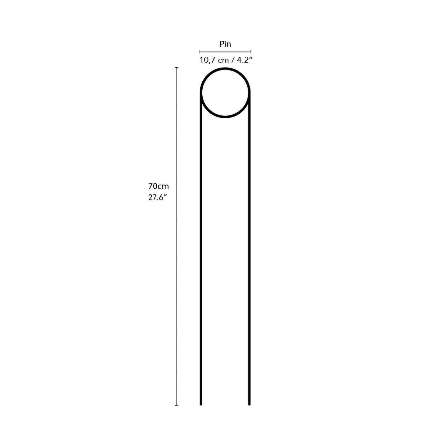 Botanopia - gifts , decor and cards for plant lovers – wholesale Garden/lawn stake – Golden Plant Stake - Pin5