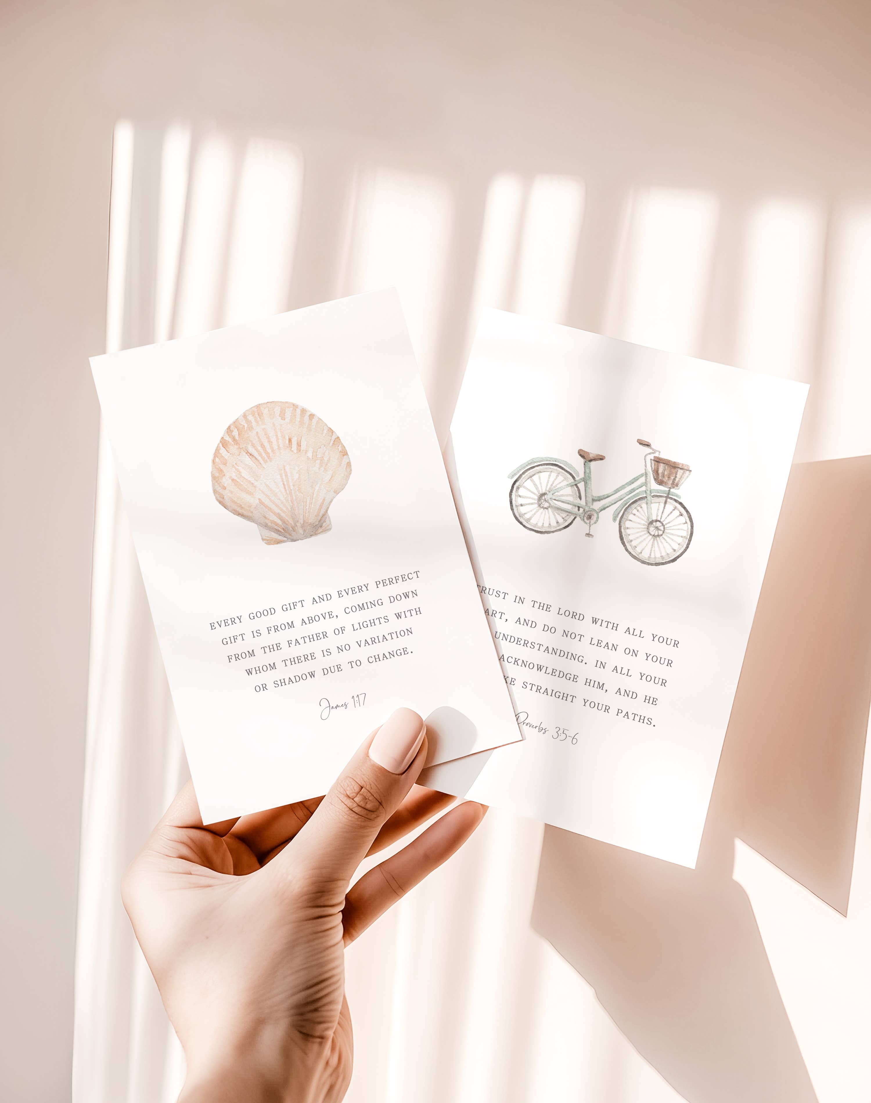 Me and Mary Shop - Wholesale Stationery/Notecard Set - Watercolor Bible Scripture Cards – SUMMER5