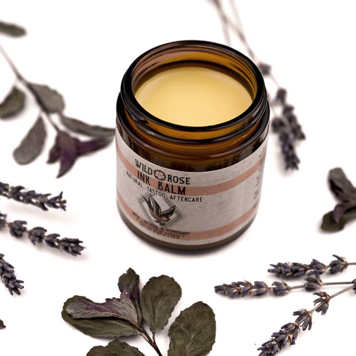 Wild Rose Herbs - Wholesale Tattoo Ointment/Care - Ink Balm Tattoo Aftercare - 1oz