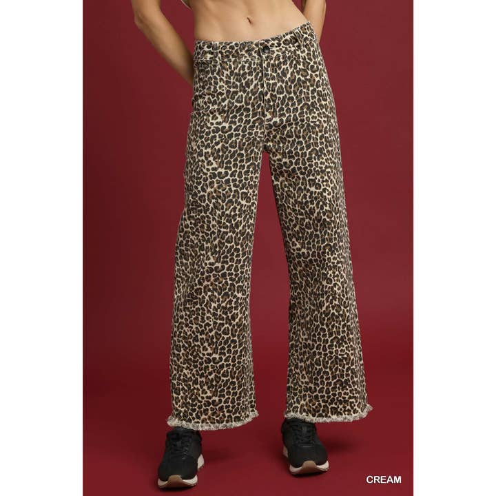Leopard Print Jeans for wholesale by STYLE USA