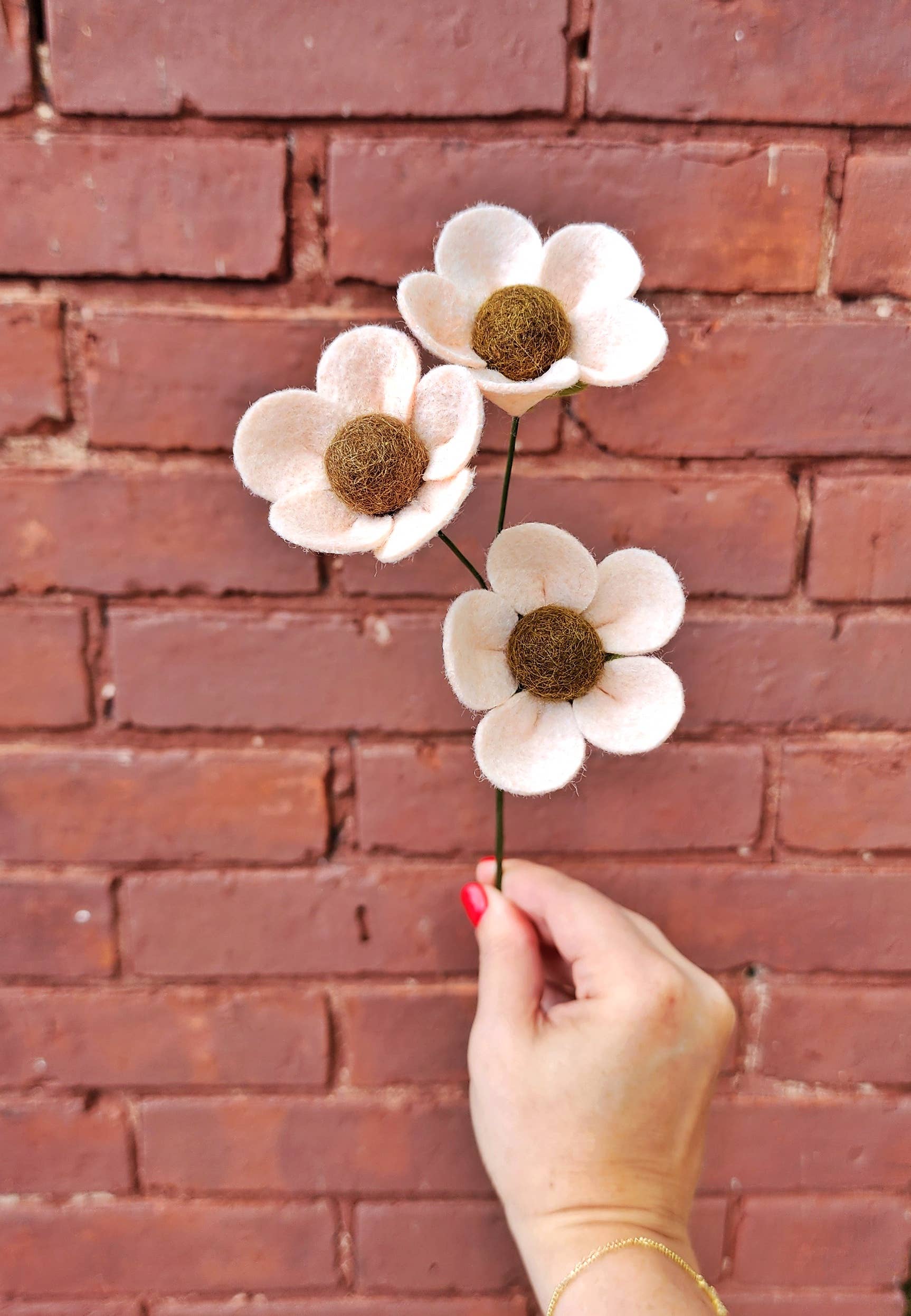 Madymae Felt Florals – Engroshandel Kunstige blomster – Filt Accent Blomst3