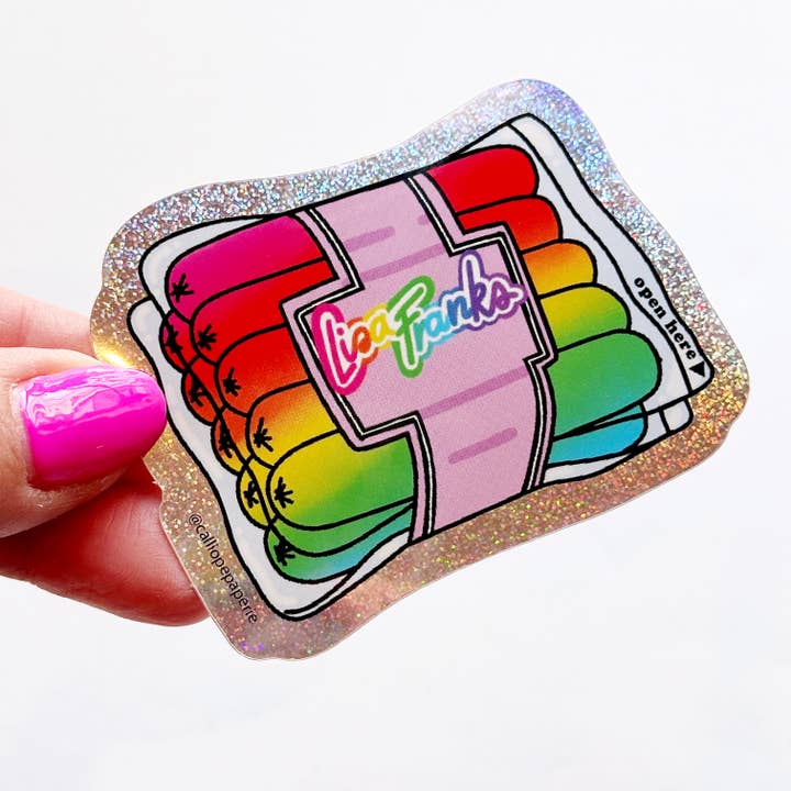 Calliope Pencil Factory - Wholesale Sticker - Lisa Franks Glitter Sticker