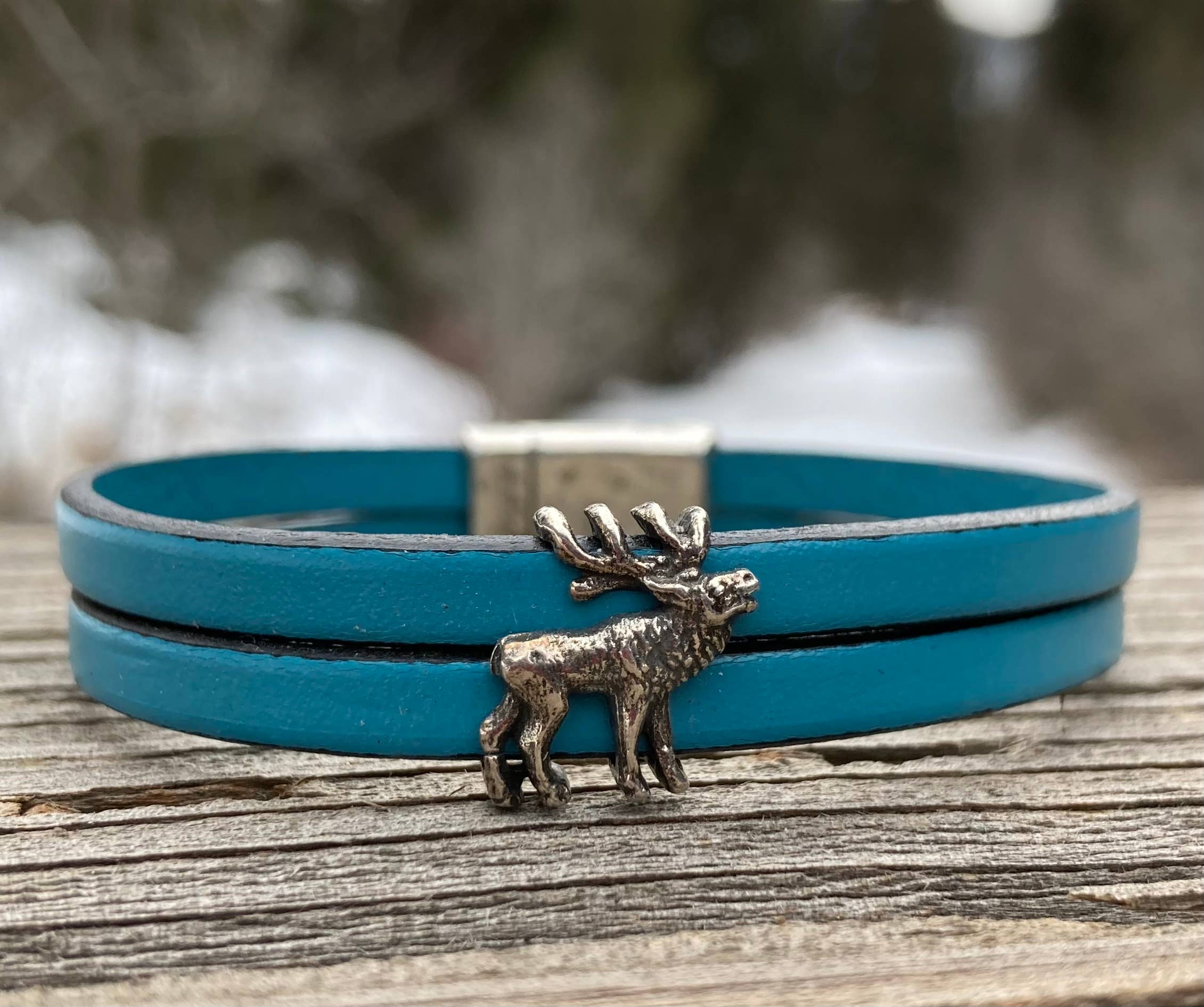 Rox-anne - Wholesale Bangle Bracelet - Elk Leather Bracelet1