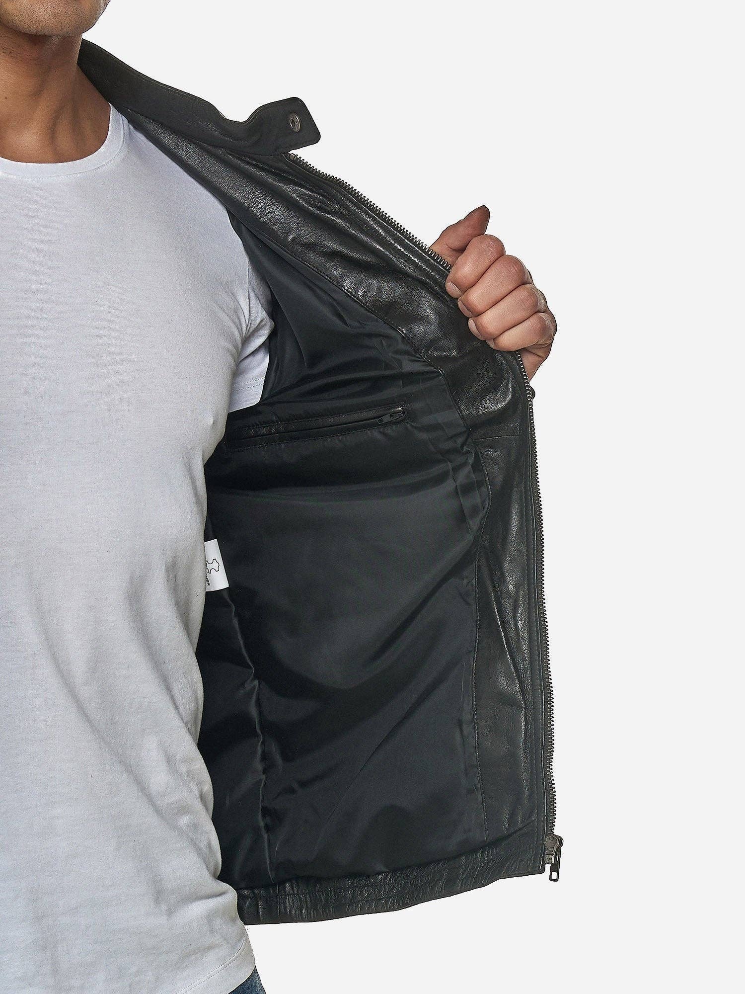 Tazzio – Großhandel Lederjacke – Herren – Tazzio Herren Jacke Lederjacke Biker Echtleder 1970931