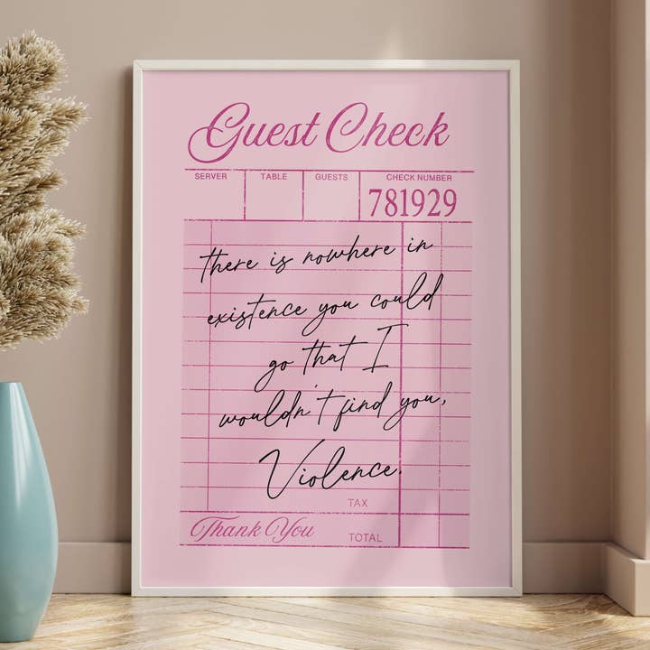 Fourth Wing Art Print Riorson Quote Bookish Wall Art for wholesale by Well Read Babes