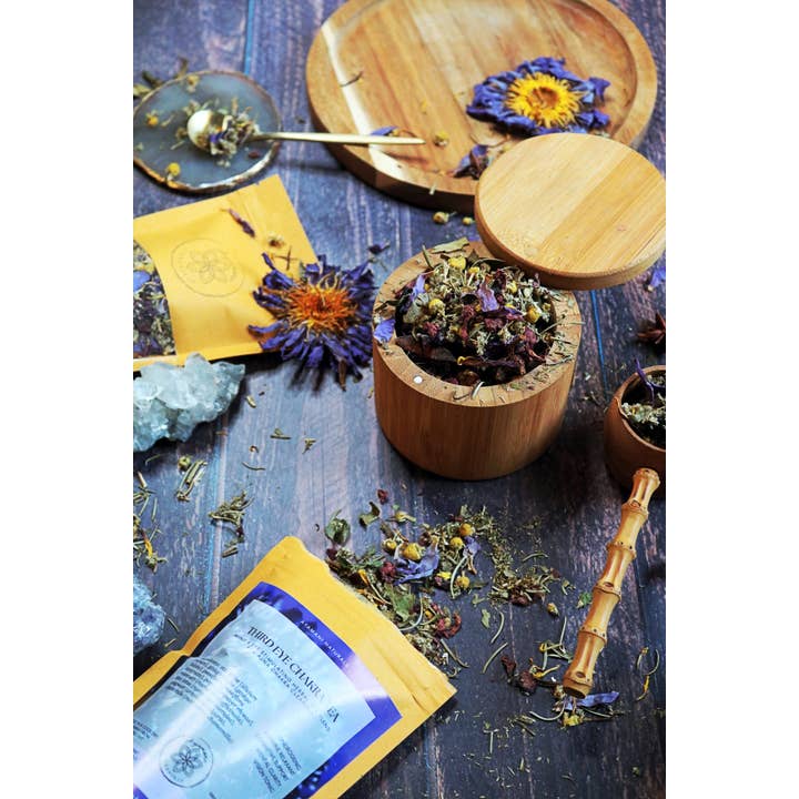 Ayamani Naturals - Wholesale Loose Tea - Third Eye Chakra Pineal Gland Herbal Tea - Psychic Dreams5